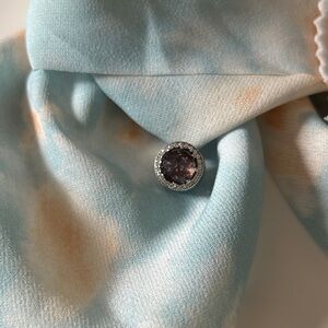 Pandora Purple and Silver Bracelet Charm